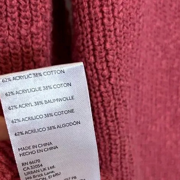 Free People Beau Sweater Romper in Rusted Coral. Size XS. NWOT - Picture 10 of 10